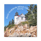 Bass Harbor Head Lighthouse, Maine Round Magnet