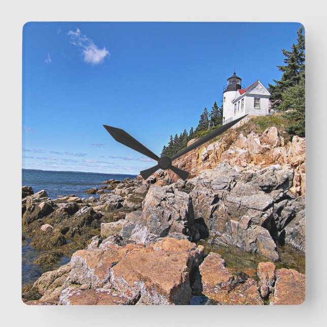 Bass Harbor Head Lighthouse, Maine Wall Clock (Front)
