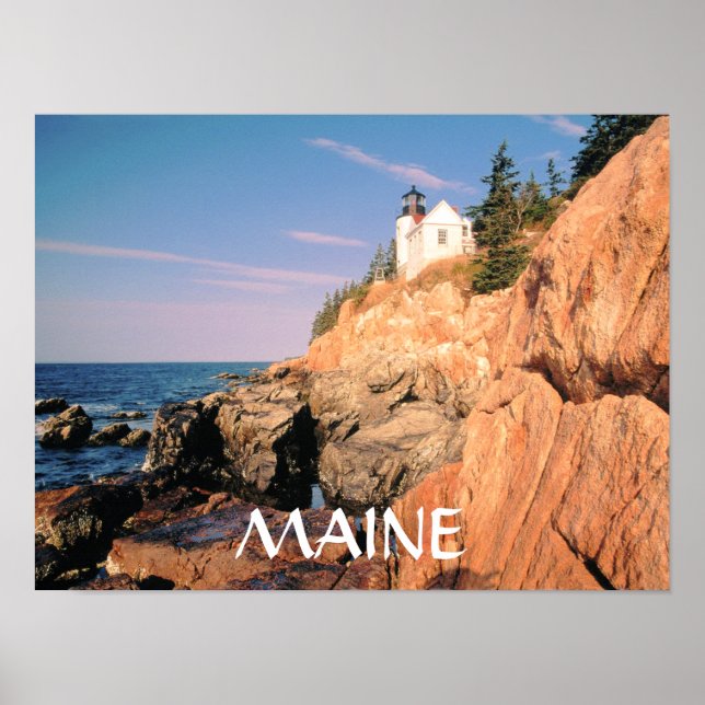 BASS HARBOR HEAD LIGHTHOUSE POSTER (Front)