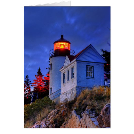Bass Harbor Light, Maine Cards (Front)