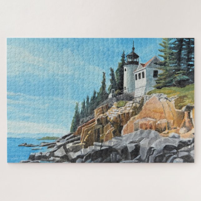 Bass Harbor Lighthouse 1014pc Puzzle (Horizontal)