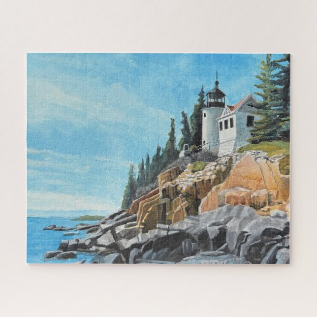 Bass Harbor Lighthouse 510pc Puzzle (Horizontal)