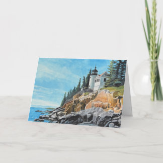 Bass Harbor Lighthouse Card