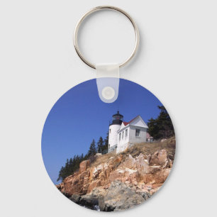 Bass Harbor Lighthouse Keychain