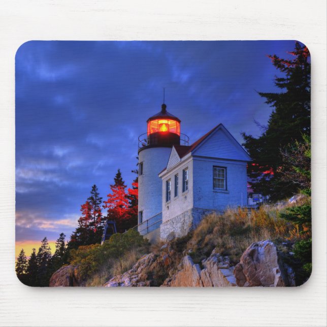 Bass Harbor Lighthouse, Maine Mouse Pad (Front)