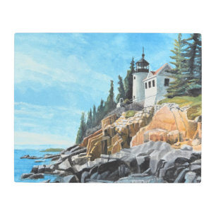 Bass Harbor Lighthouse Metal Print