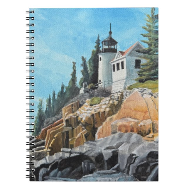 Bass Harbor Lighthouse Notebook (Front)