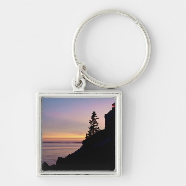 Bass Harbor lighthouse on Mt. Desert Island, Keychain (Front)