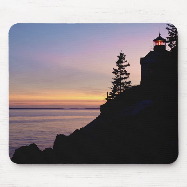 Bass Harbor lighthouse on Mt. Desert Island, Mouse Pad (Front)