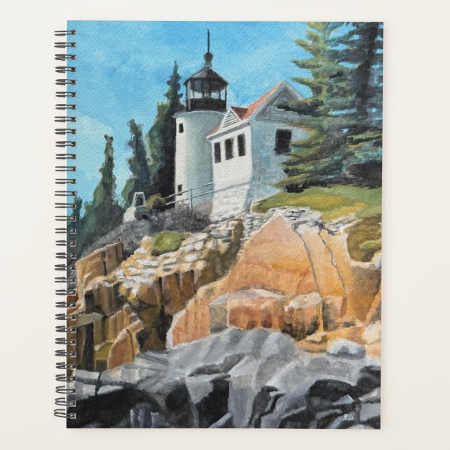 Bass Harbor Lighthouse Planner (Front)
