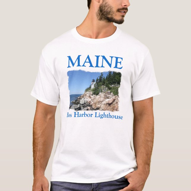 Bass Harbor Lighthouse T-Shirt (Front)
