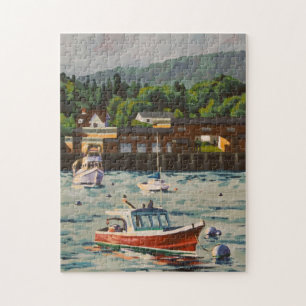Bass Harbor, Maine Jigsaw Puzzle
