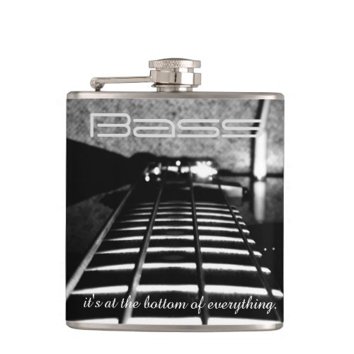 Bass Is At the Bottom of Everything Music Flask