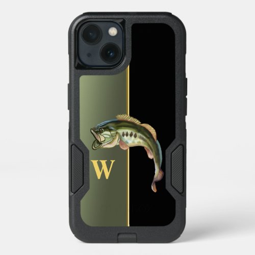 Bass Jumping Fishing iPhone 13 Case