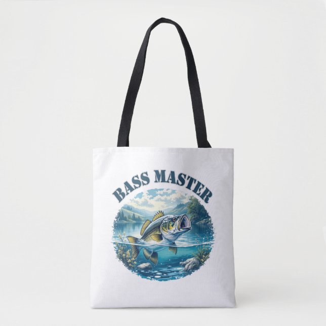 Bass Master Tote Bag (Front)