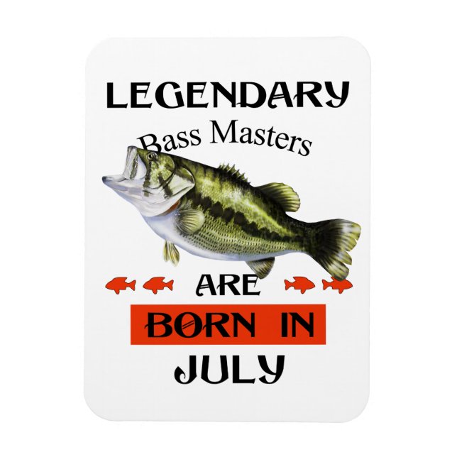 Bass Masters July Magnet (Vertical)
