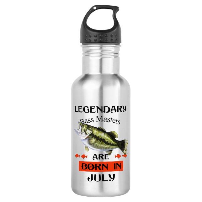 Bass Masters July Stainless Steel Water Bottle (Front)