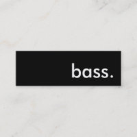 bass.