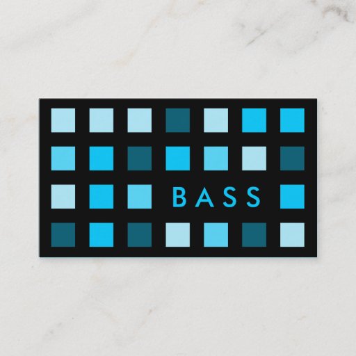 Customizable BASS (mod squares) Business Card