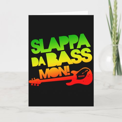 Bass Mon Slappa Card