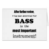 Bass Most Important Instrument (Front Horizontal)