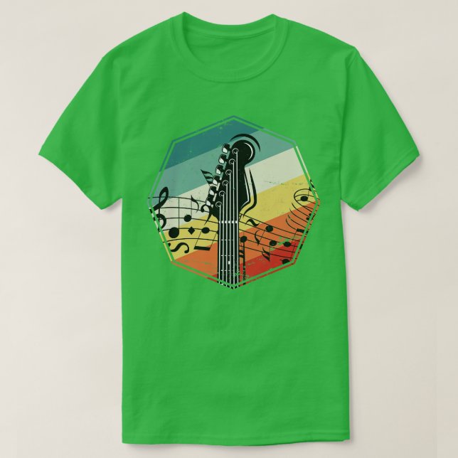 Bass Music Bassist Gift Bass Guitar T-Shirt (Design Front)