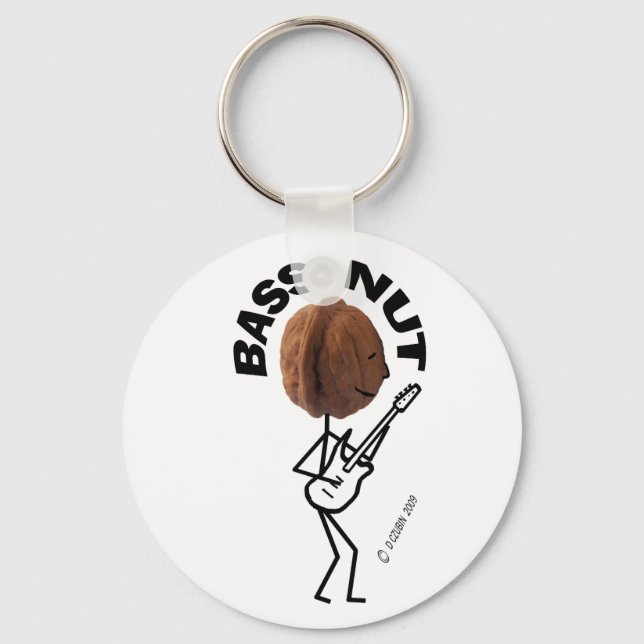 Bass Nut Keychain (Front)