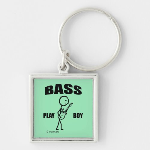 Bass Play Boy Keychain