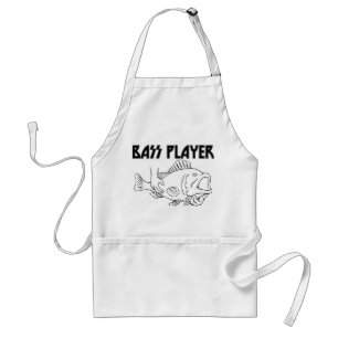 Bass Player Adult Apron