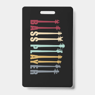 Bass player badge