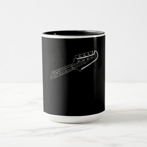 Bass Player Bass Guitar Musical Design Mug