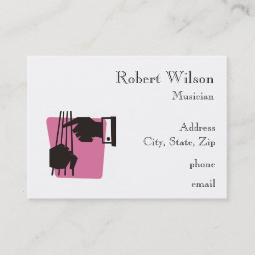 Bass Player Business Cards