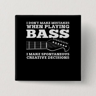 Bass Player Button