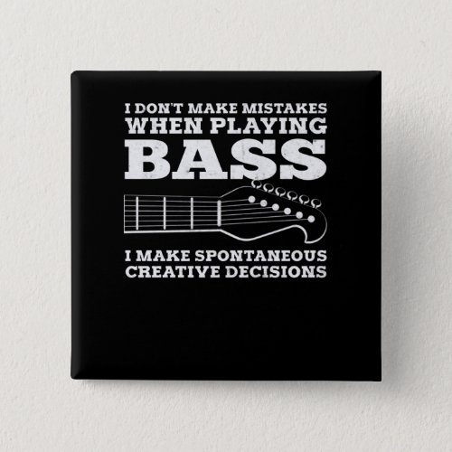 Bass Player Button