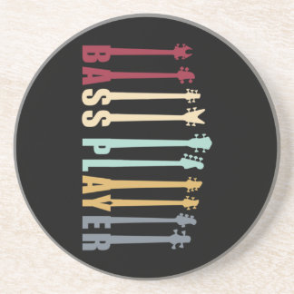 Bass player coaster