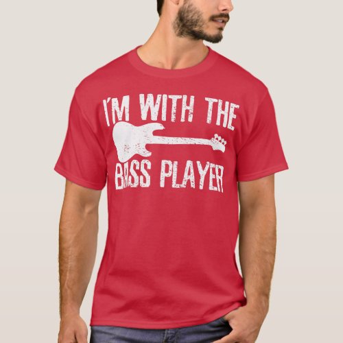 Bass Player Guitar Girlfriend Vintage T_Shirt