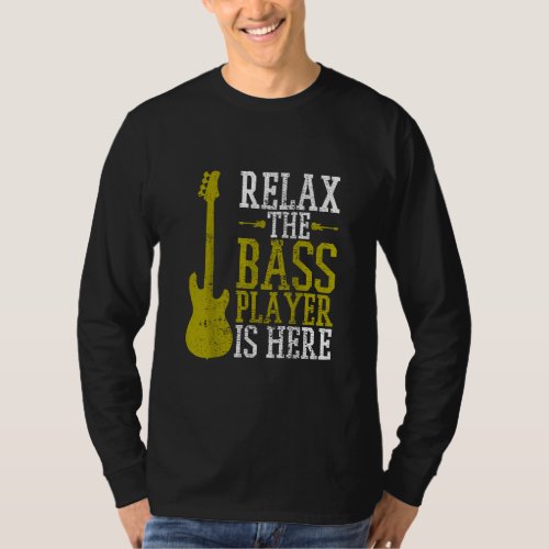 Bass Player Guitar Guitarist Music School Vintage  T_Shirt