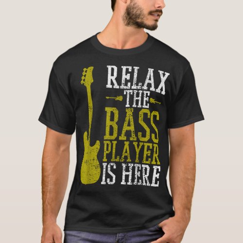 Bass Player Guitar Guitarist Music School Vintage T_Shirt