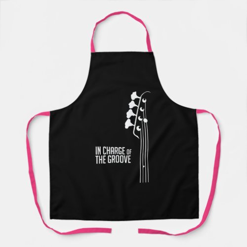 Bass Player In Charge of the Groove Apron