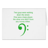 Bass player joke (Front Horizontal)