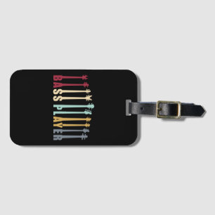 Bass player luggage tag