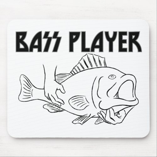 Bass Player Mouse Pad