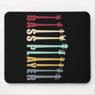 Bass player mouse pad