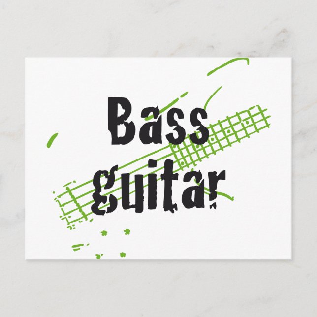 bass player postcard (Front)