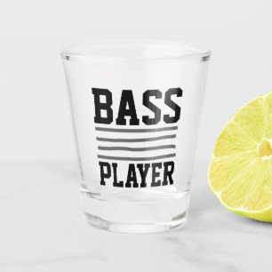 Bass Player Shot Glass