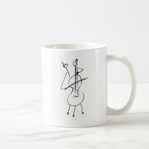 Bass player v1 Coffee Mug