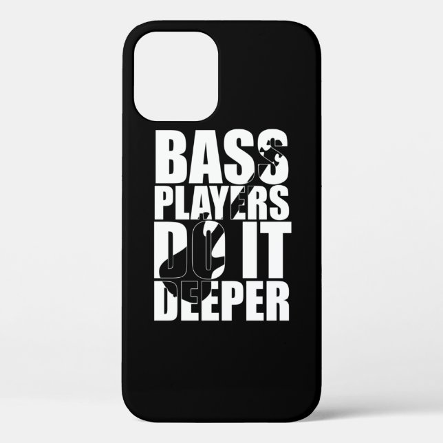 Bass players do it deeper Case-Mate iPhone case (Back)