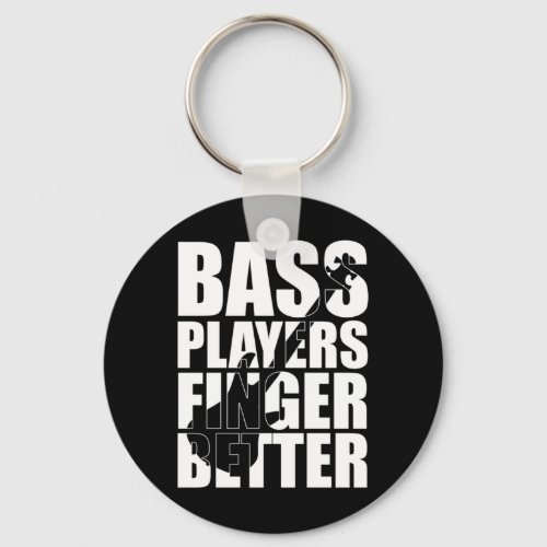 Bass players fingers better keychain