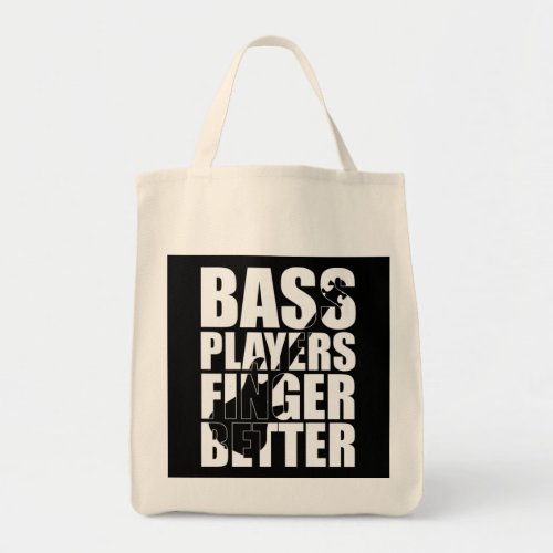 Bass players fingers better tote bag