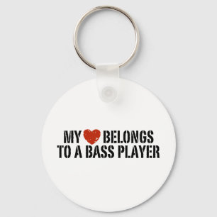 Bass Players Girl Keychain